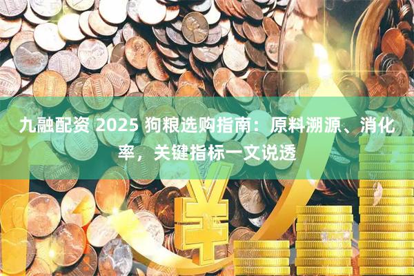 九融配资 2025 狗粮选购指南：原料溯源、消化率，关键指标一文说透