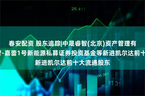 春安配资 股东追踪|中晟睿智(北京)资产管理有限公司-睿智-嘉蕾1号新能源私募证券投资基金等新进凯尔达前十大流通股东